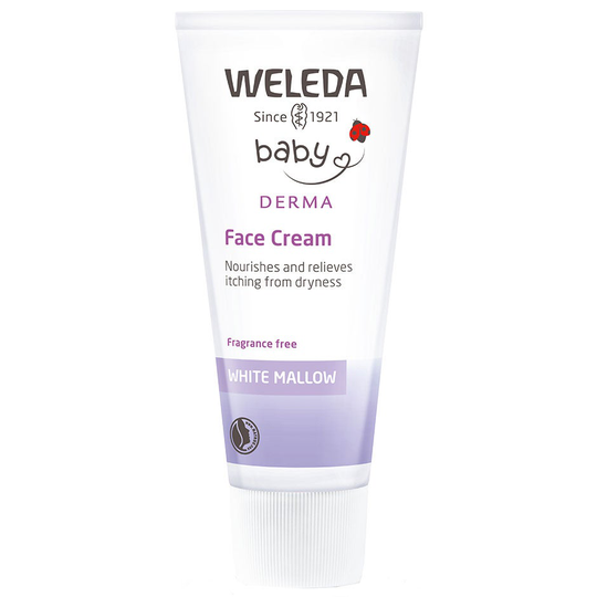 Weleda Baby Derma White Mallow Face Cream, 50 ml Weleda Äidille & Vauvalle