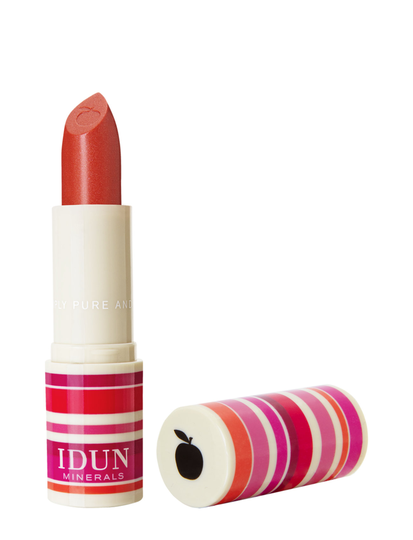 Creme Lipstick Frida Huulipuna Meikki Vaaleanpunainen IDUN Minerals