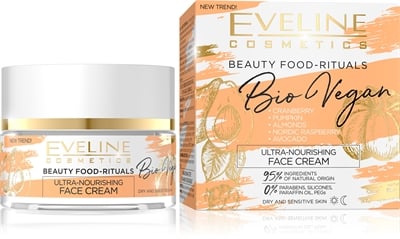 Eveline Natural Beauty Foods Active Ultra-Nourishing Day and Night Cream Bio Vegan 50ml