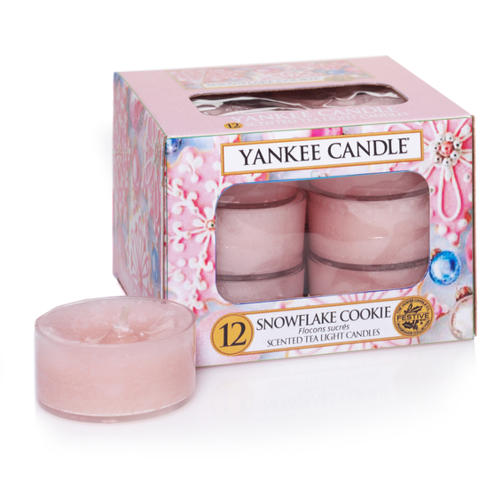 Yankee Candle Snowflake Cookie Christmas Scent Tea Snowflake Cook