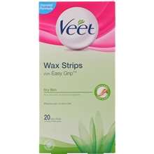 Veet Ready To Use Wax Strips - Dry Skin 20 kpl