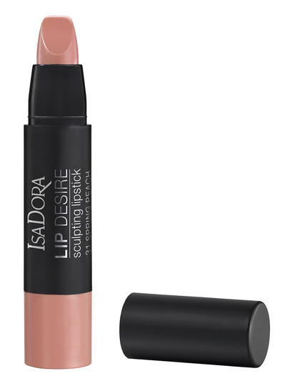 Lip Desire Sculpting Lipstick Spring Peach Huulipuna Meikki Beige IsaDora