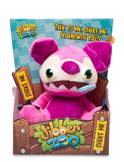 Jibber Zoo - Bobby Dog Toys Baby Toys Educational Toys Activity Toys Vaaleanpunainen Suntoy