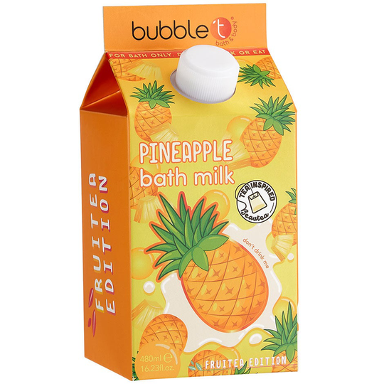 Fruitea Pineapple Bath Milk, 480 ml BubbleT Kylpyvaahto & Kylpysuola