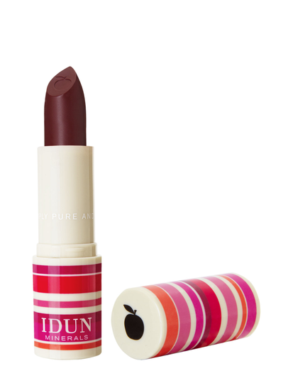 Matte Lipstick Björnbär Huulipuna Meikki Liila IDUN Minerals