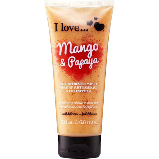 I Love... Mango & Papaya Exfoliating Shower Smoothie, 200 ml I love… Vartalokuorinnat