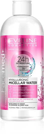 Eveline Facemed+ Hyalluronic Micellar Water 400ml