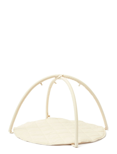 Babygym Textile Off White Toys Baby Toys Activity Gyms Kermanvärinen Kids Concept