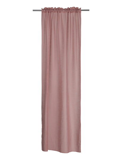 Curtain Melissa 2-Pack Home Textiles Curtains Vaaleanpunainen Noble House