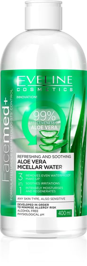 Eveline Facemed+ Aloe Vera Micellar Water 400 ml