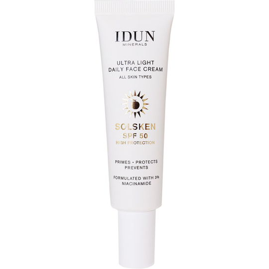 Ultra Light Daily Face Cream Solsken, 30 ml IDUN Minerals Päivävoiteet