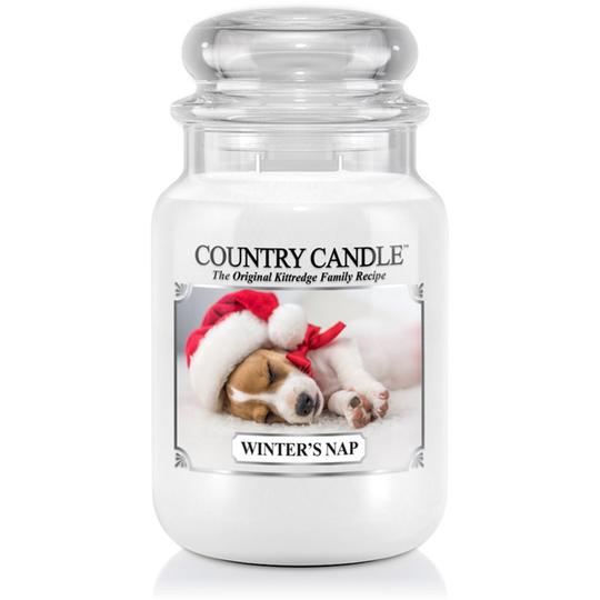 Country Candle Winter's Nap Christmas Scent 2 Wick Large Jar 150