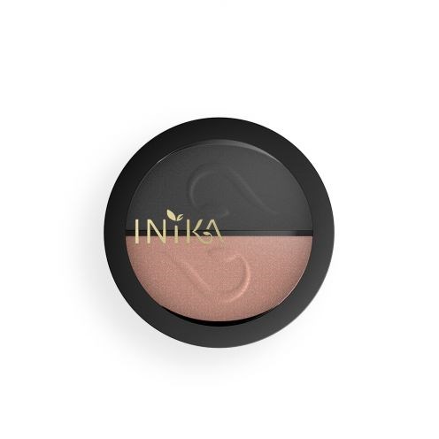 Inika Organic Pressed Mineral Eye Shadow Duo Black Sand
