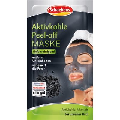 Schaebensin kasvonaamio Aktiivihiili Peel Off 2X8