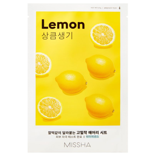 Missha Airy Fit Sheet Mask Lemon