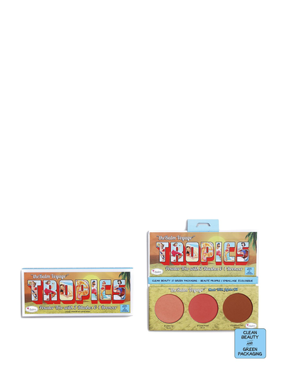 Thebalm Voyage Tropics Powder Trio Beauty WOMEN Makeup Face Blush Monivärinen/Kuvioitu The Balm