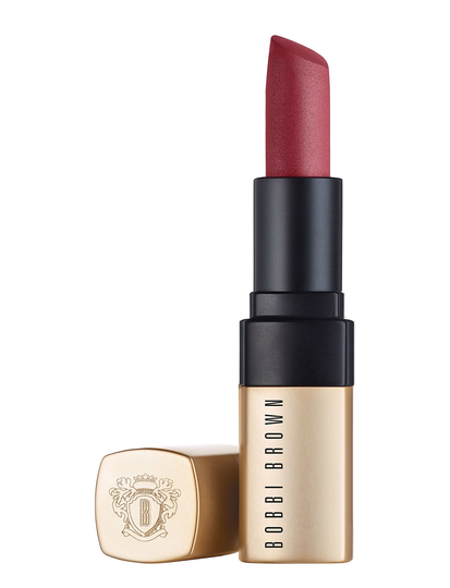 Luxe Matte Lip Color, Burnt Cherry Huulipuna Meikki Punainen Bobbi Brown
