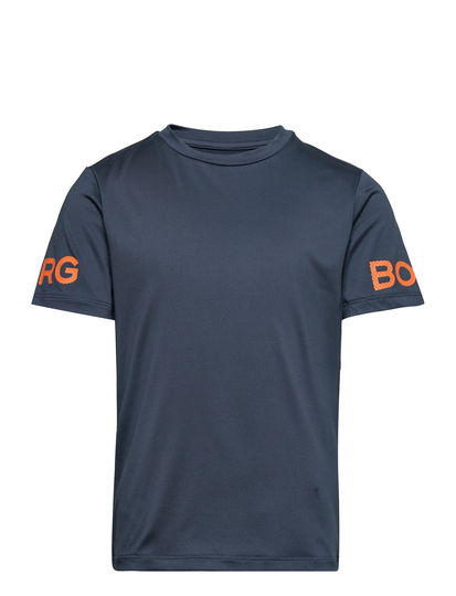 Borg T-Shirt T-shirts Sports Tops Navy Björn Borg