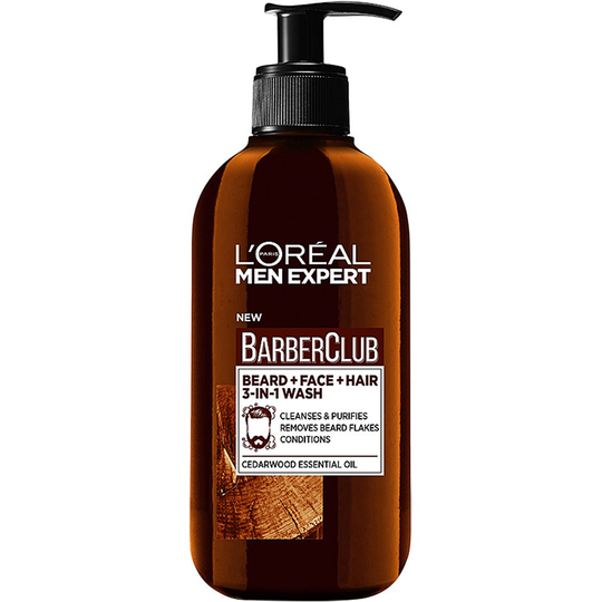 L'Oréal Paris Men Expert Barber Club Wash, 200 ml L'Oréal Paris Parta & Viikset