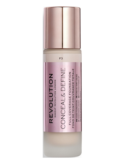 Revolution Conceal & Define Foundation F3 Peitevoide Meikki Makeup Revolution