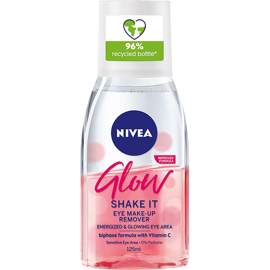 Glow Eye Make Up Remover, 125 ml Nivea Ihonpuhdistus