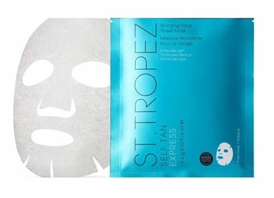 St. Tropez Express Bronzing Sheet Mask -kasvonaamio