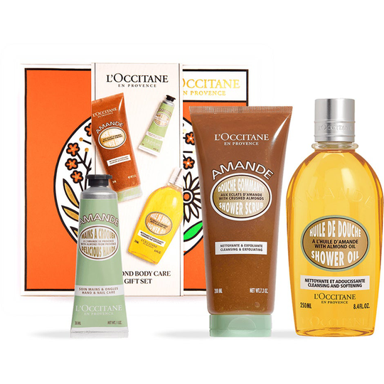 Almond Body Care, L'Occitane Vartalotuotepakkaukset