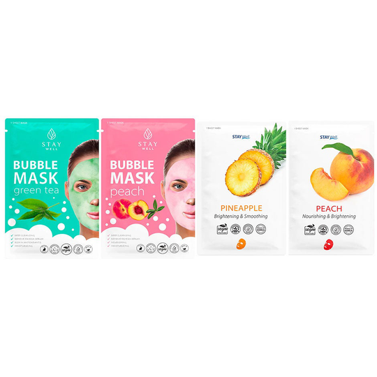 Smoothing Sheet Mask Kit, Stay Well K-Beauty: Kasvonaamiot