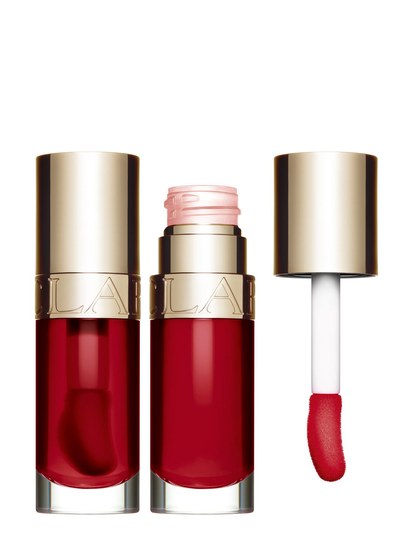 Lip Comfort Oil 03 Cherry Huulikiilto Meikki Punainen Clarins