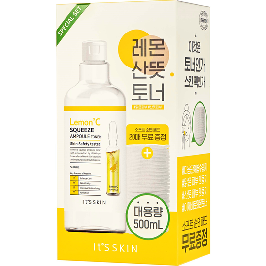 It´S SKIN Lemon C Squeeze Ampoule Toner Set 500 ml