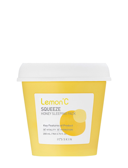 It's Skin Lemon'c Squeeze H Y Sleeping Pack Beauty WOMEN Skin Care Face Face Masks Moisturizing Mask Nude It'S SKIN