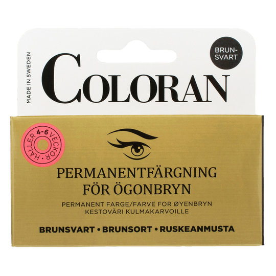 Coloran Kestoväri kulmakarvoille - Ruskeanmusta