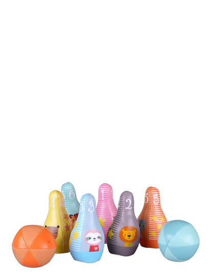 Bobo - Soft Bowling Set Toys Outdoor Toys Outdoor Games Activity Toys Monivärinen/Kuvioitu MUMIN