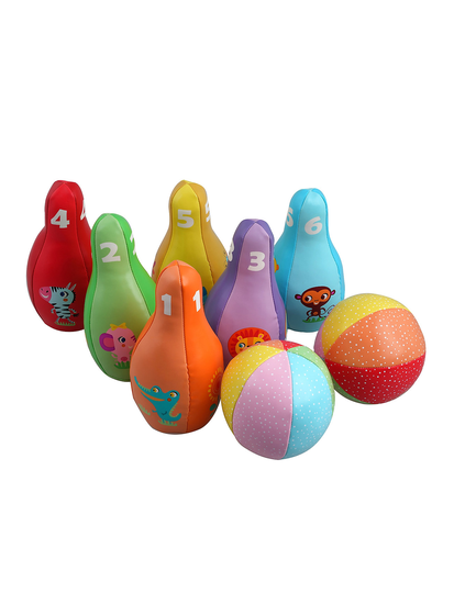 Little Bright S Bowling Set Toys Puzzles And Games Games Active Games Monivärinen/Kuvioitu Barbo Toys