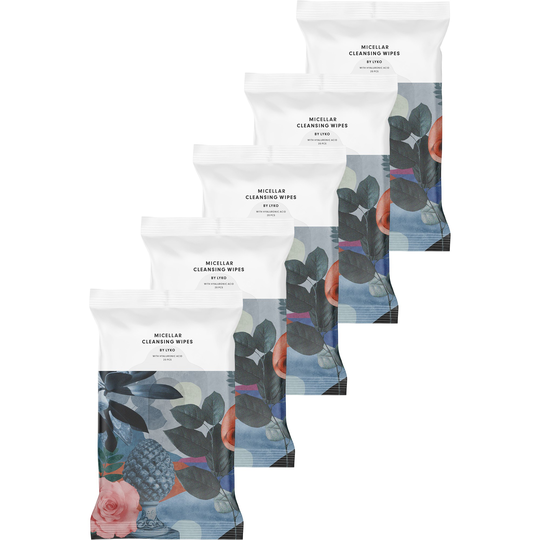 By Lyko Micellar Cleansing Wipes 5-pack