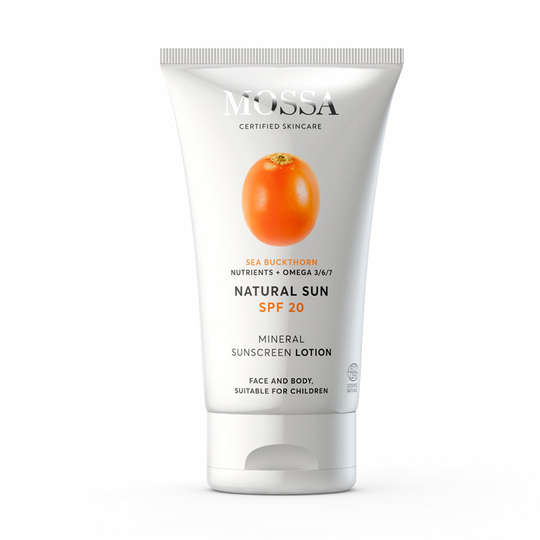NATURAL SUN Mineral Sunscreen Lotion, MOSSA Aurinkovoiteet