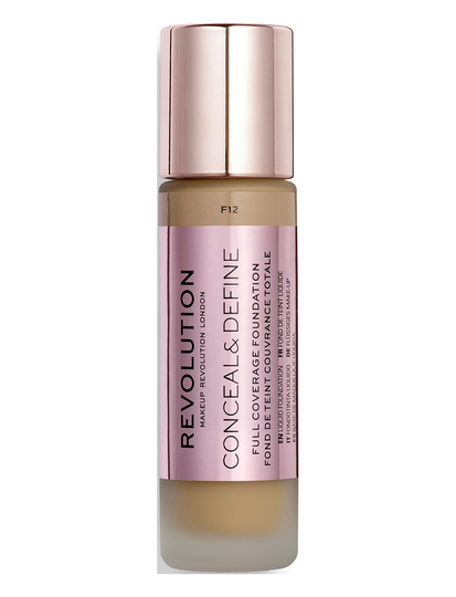Revolution Conceal & Define Foundation F12 Peitevoide Meikki Makeup Revolution