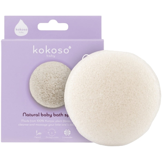 Konjac Baby Bath Sponge, Kokoso Äidille & Vauvalle