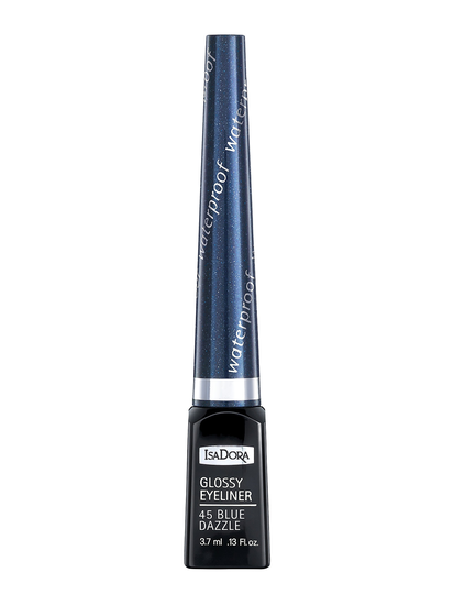 Glossy Eyeliner Blue Dazzle Eyeliner Rajauskynä Meikki Sininen IsaDora