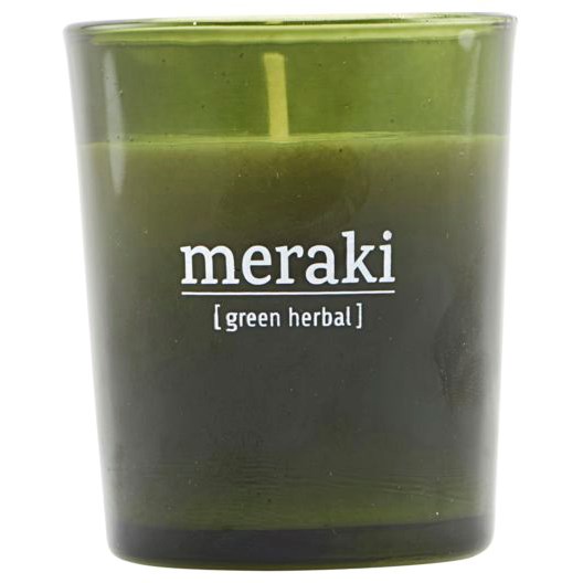 Meraki Green herbal Doftljus