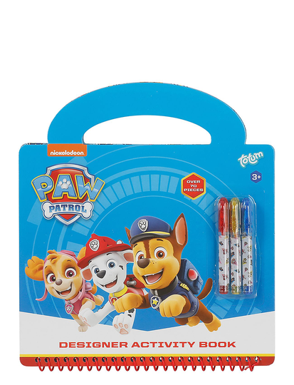 Paw Patrol Designer Activity Book Toys Creativity Drawing & Crafts Drawing Stati Ry Monivärinen/Kuvioitu Joker