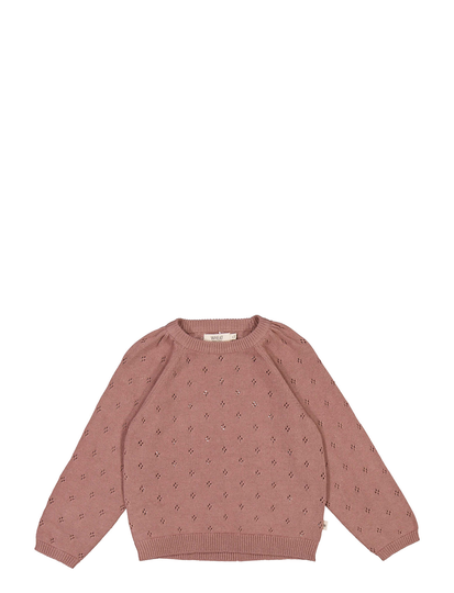 Knit Pullover Mira Villapaita Vaaleanpunainen Wheat