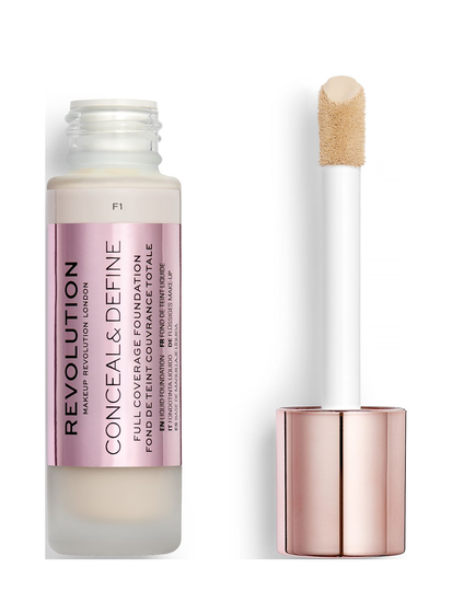 Revolution Conceal & Define Foundation F1 Peitevoide Meikki Makeup Revolution