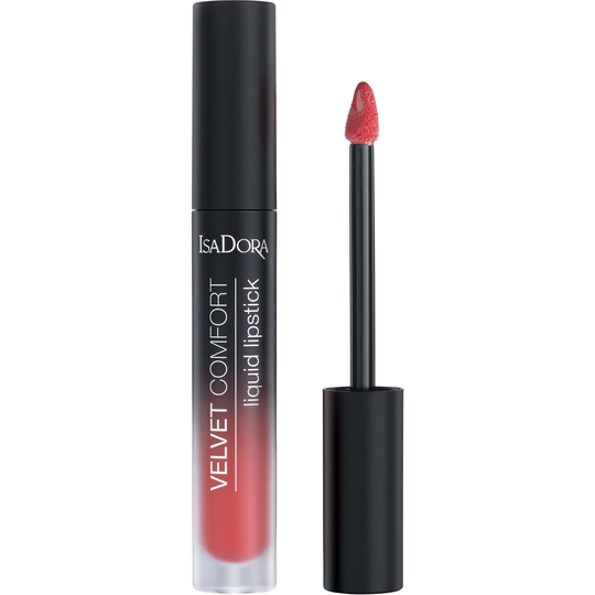 IsaDora Velvet Comfort Velvet Comfort Liquid Lipstick 55 Coral Ru