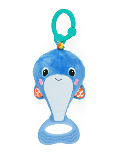 Whale-A-Roo™ Pull & Shake Aktivitets-Hval Toys Baby Toys Activity Toys Sininen Bright Starts