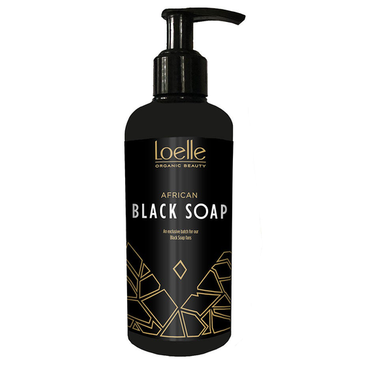 African Black Soap, 250 ml Loelle Suihku- ja kylpytuotteet