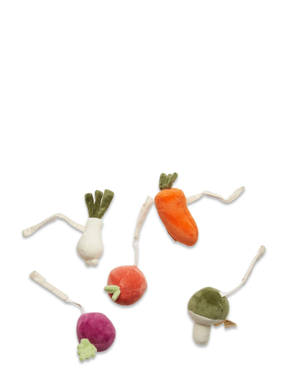 Baby Gym Figures Veggies 5Pcs Bistro Toys Baby Toys Activity Gyms Monivärinen/Kuvioitu Kids Concept