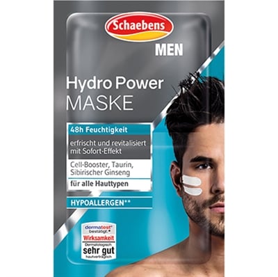 Schaebens Kasvonaamio Men Hydro Power 10 ml
