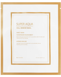 Super Aqua Cell Renew Snail Hydro Gel Mask, 25ml