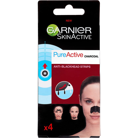 Skin Active Pure Active Anti-blackhead strips, 4 st Garnier Ihonhoitolaitteet